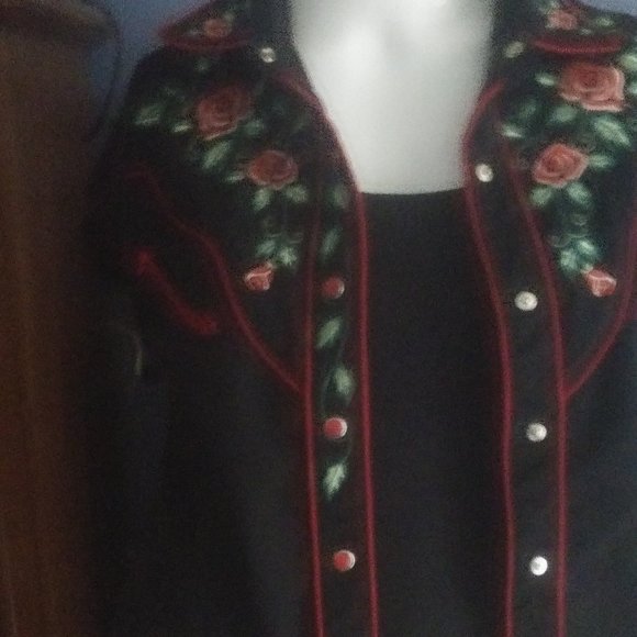 Scully Tops - Scully Western Vest  Small